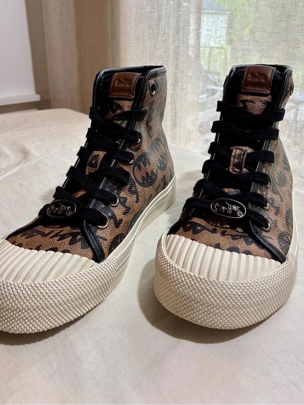 COACH x Guang Yu Limited Edition Rexy Signature High Top Sneakers